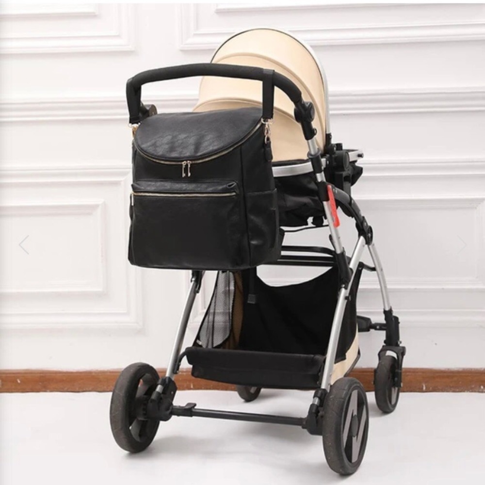 Baby Exo Vegan Leather Diaper Backpack - Picture 10 of 10
